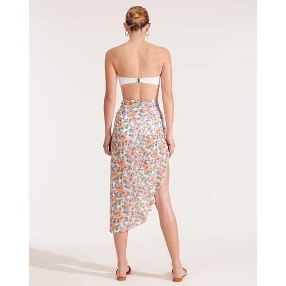 Veronica Beard Bradley Floral Cover-up Pareo - Picture 2 of 7
